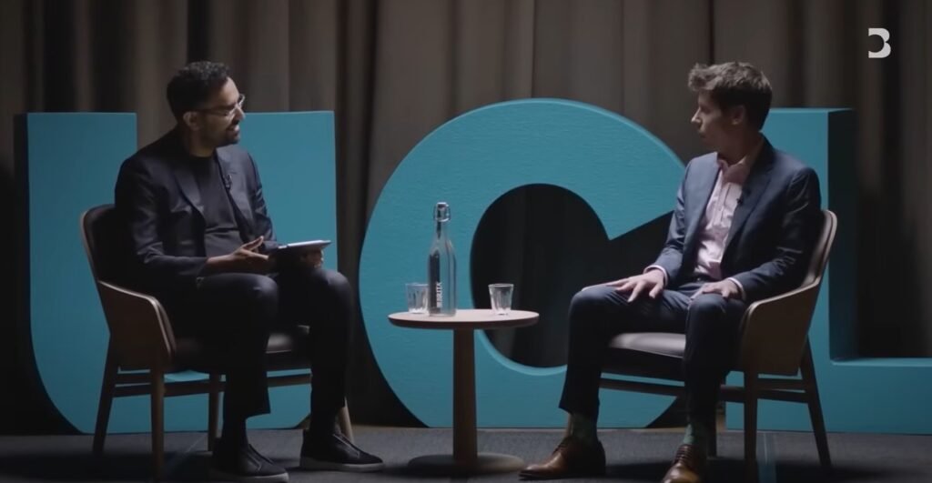 entrevista sobre IA con Sam Altman, fundador de Open AI