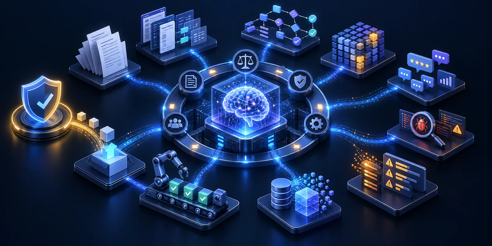 Flujo de trabajo de un QA senior que utiliza inteligencia artificial en el testing de software