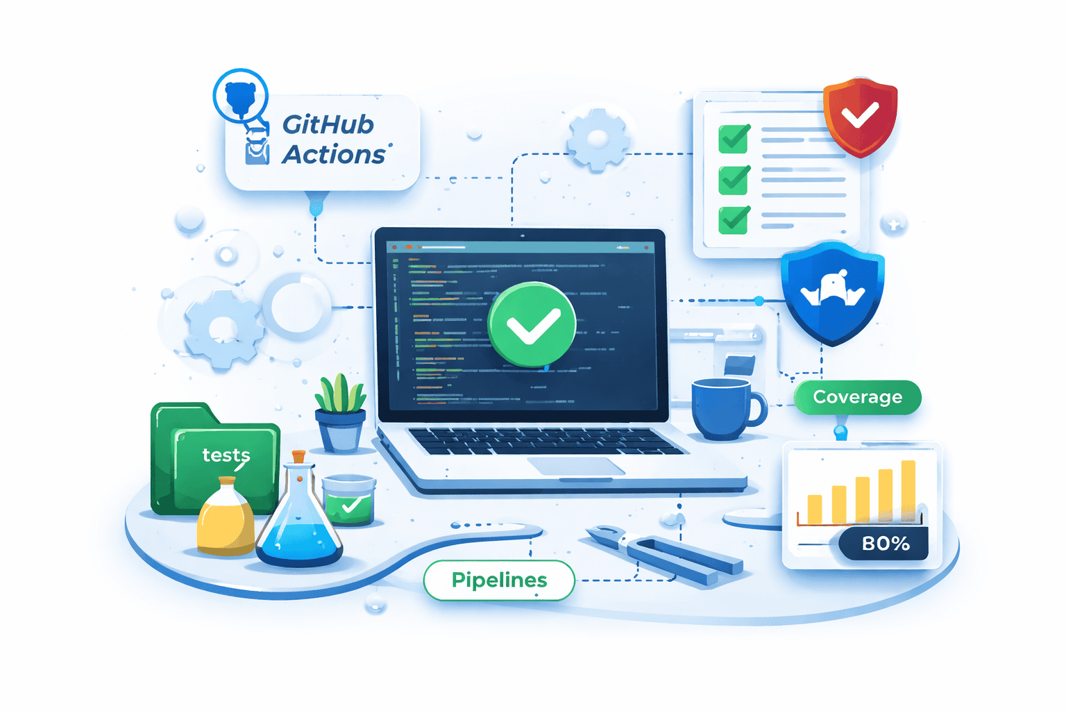 Implementacion de Integracion Continua (CI) con GitHub Actions y pytest