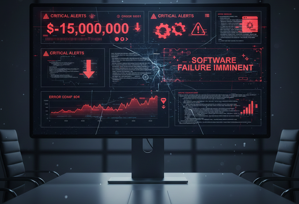 Impacto económico de fallos de software por probar tarde en testing